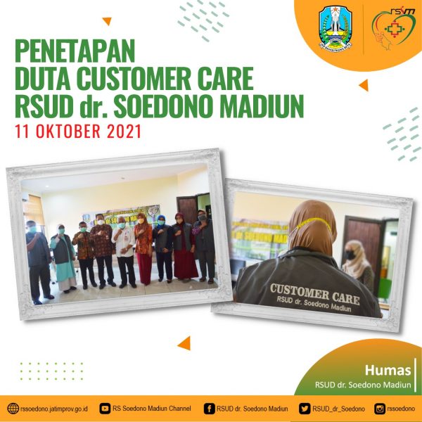 Penetapan Duta Customer Care RSUD dr. SOEDONO MADIUN