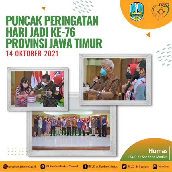 Puncak Peringatan Hari Jadi ke-76 Provinsi Jawa Timur