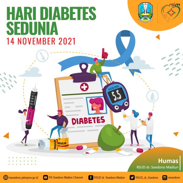 Hari Diabetes Sedunia yang jatuh pada tanggal 14 November 2021