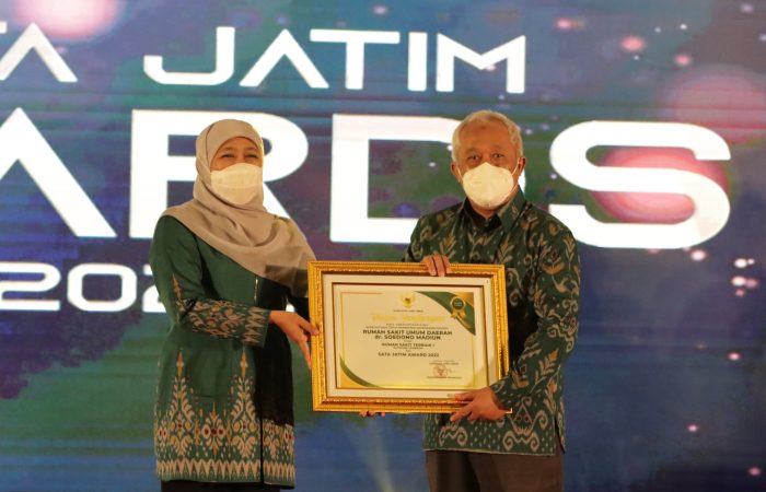Bangga! RSUD dr. Soedono Madiun Menang Penghargaan SATA JATIM AWARDS 2022